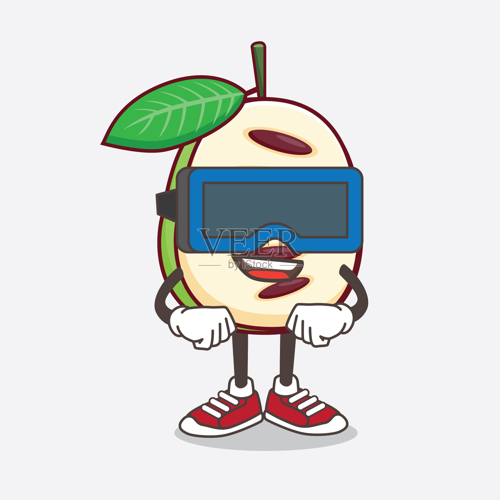 泡泡果卡通吉祥物人物插画图片素材