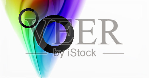 摘要背景流体混合梯度液体插画图片素材