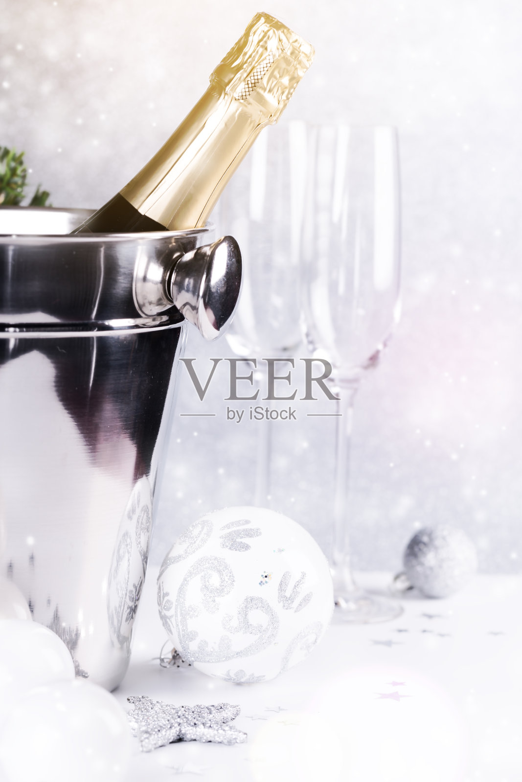 圣诞装饰卡片照片摄影图片