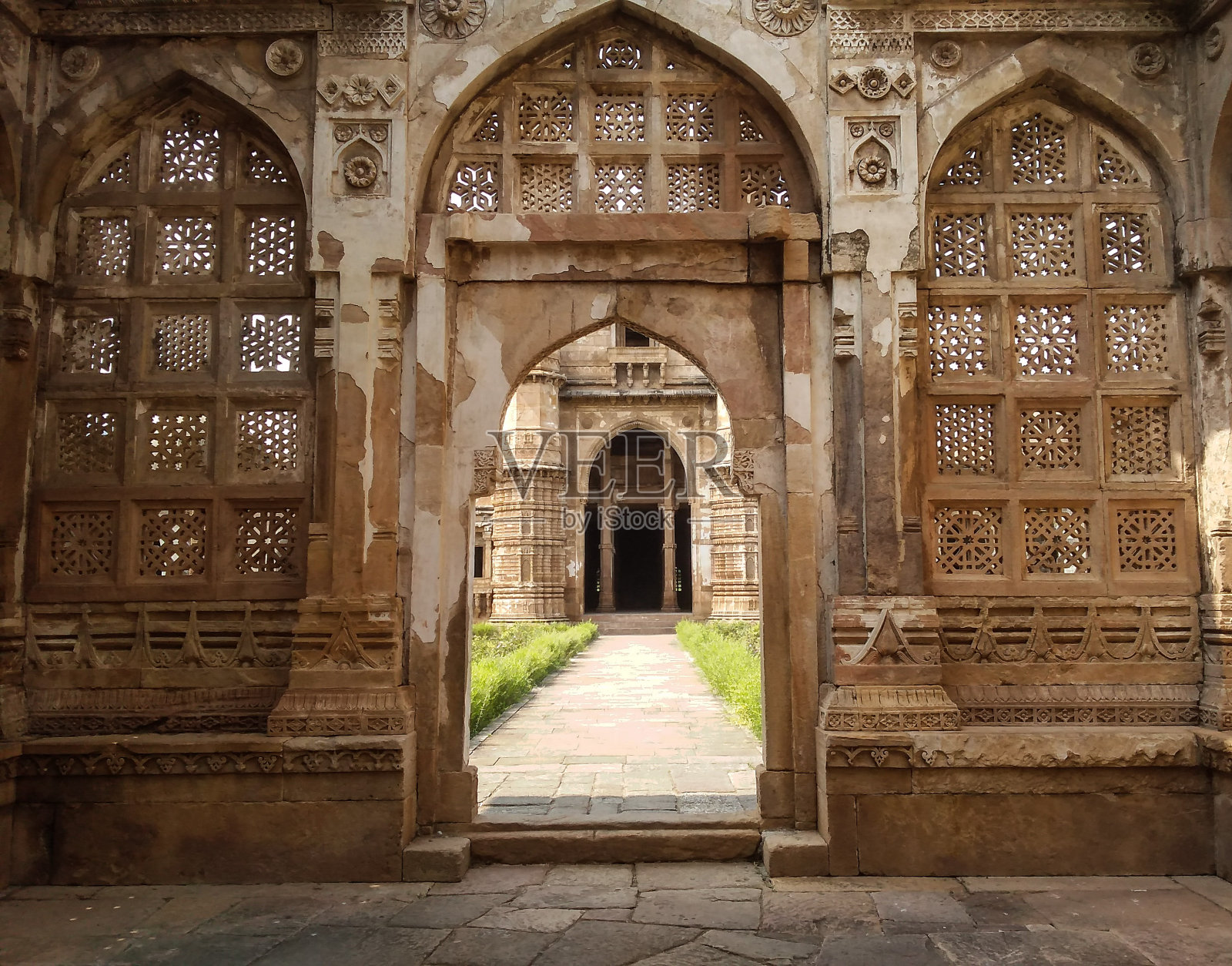 杰米清真寺照片摄影图片