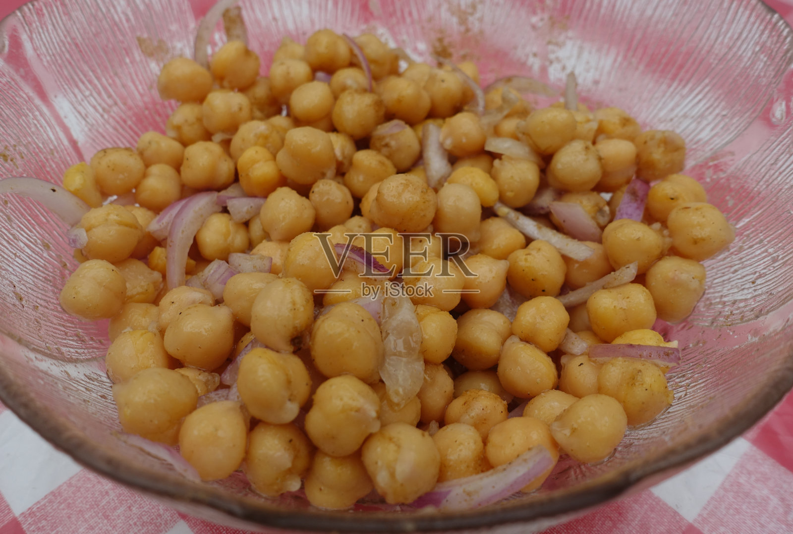 鹰嘴豆煮茴香洋葱地中海美食自助餐照片摄影图片