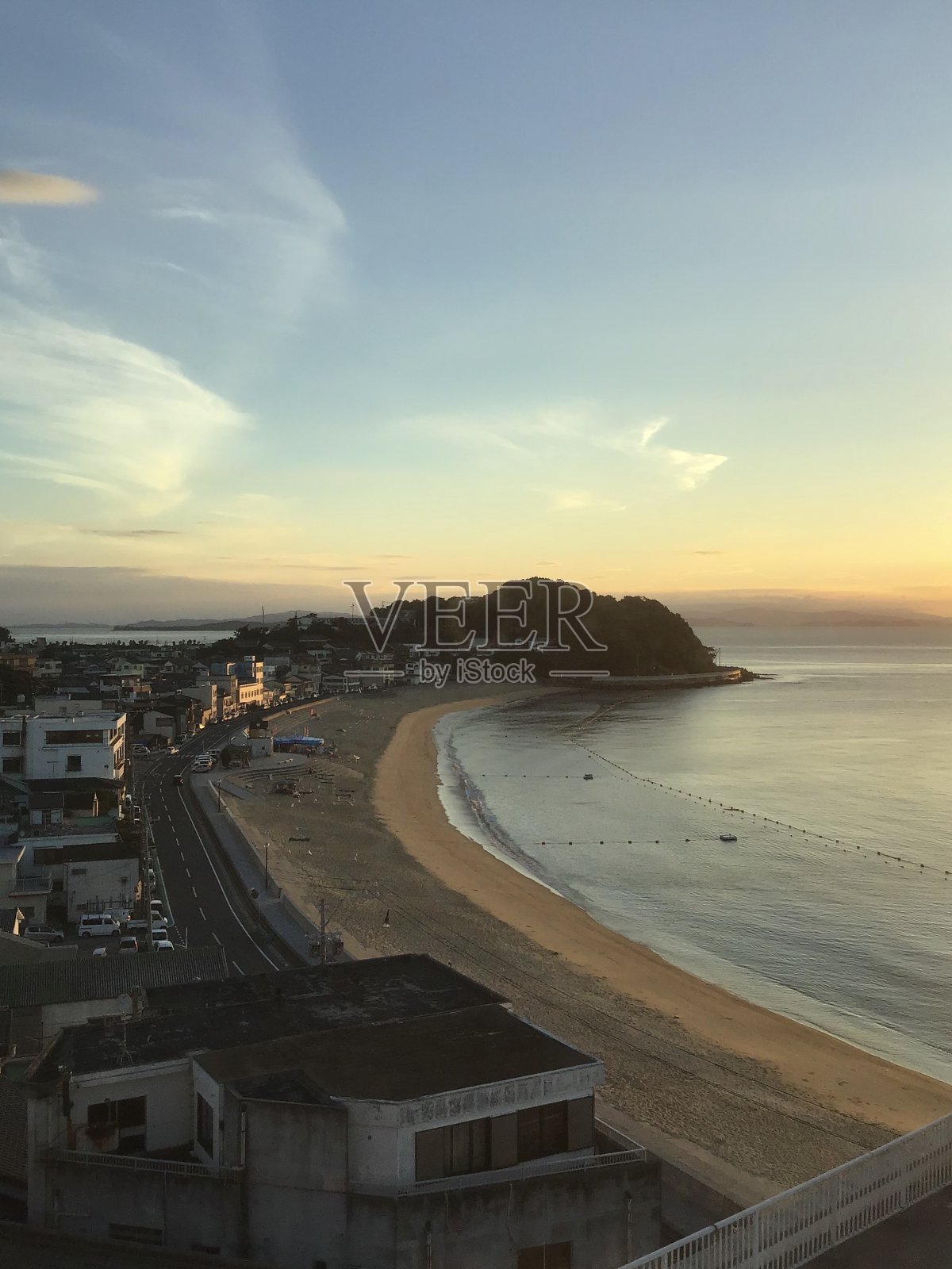 上午的shininojima太阳海滩照片摄影图片