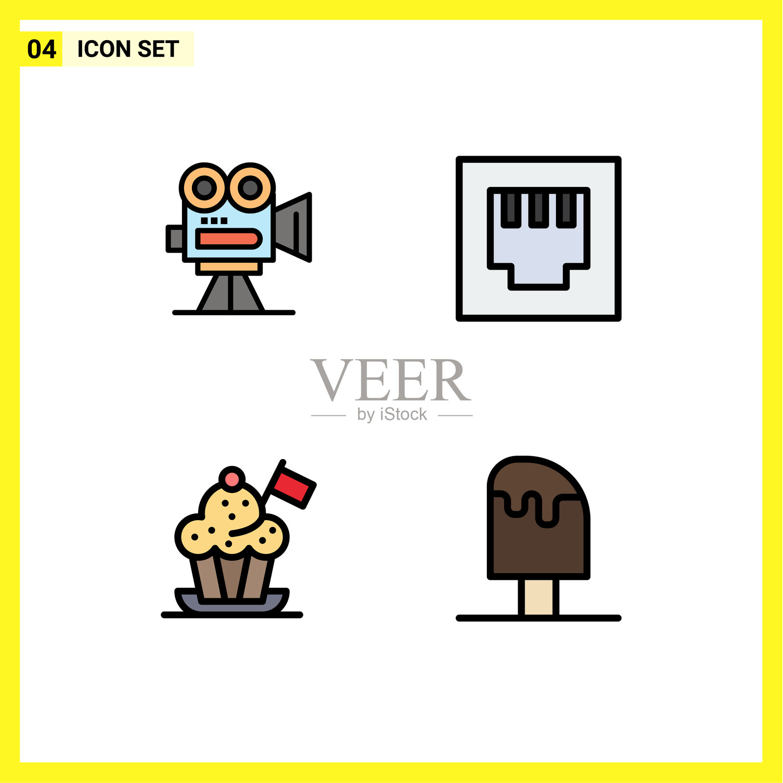 4创意图标的现代标志和符号图标素材