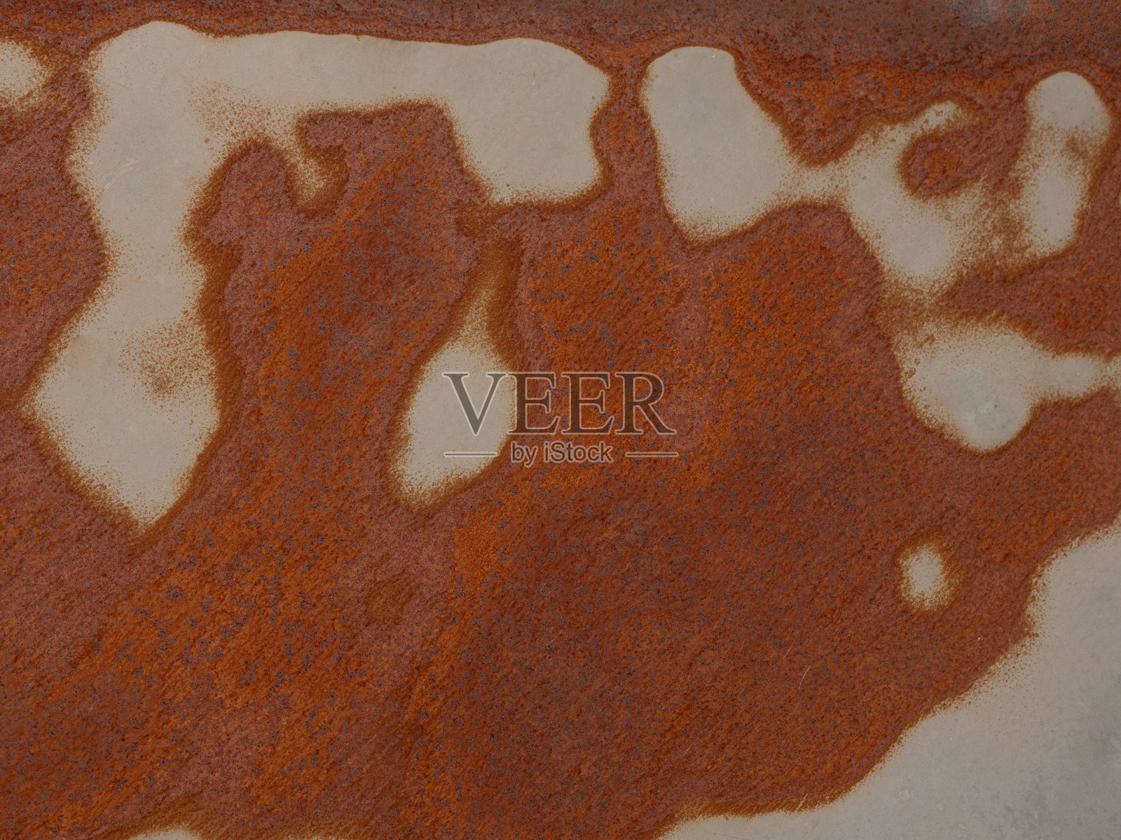 锈蚀的金属纹理，锈蚀和氧化的金属背景。旧的金属铁面板。老了，老了，活在岁月里，金属质感的背景。照片摄影图片