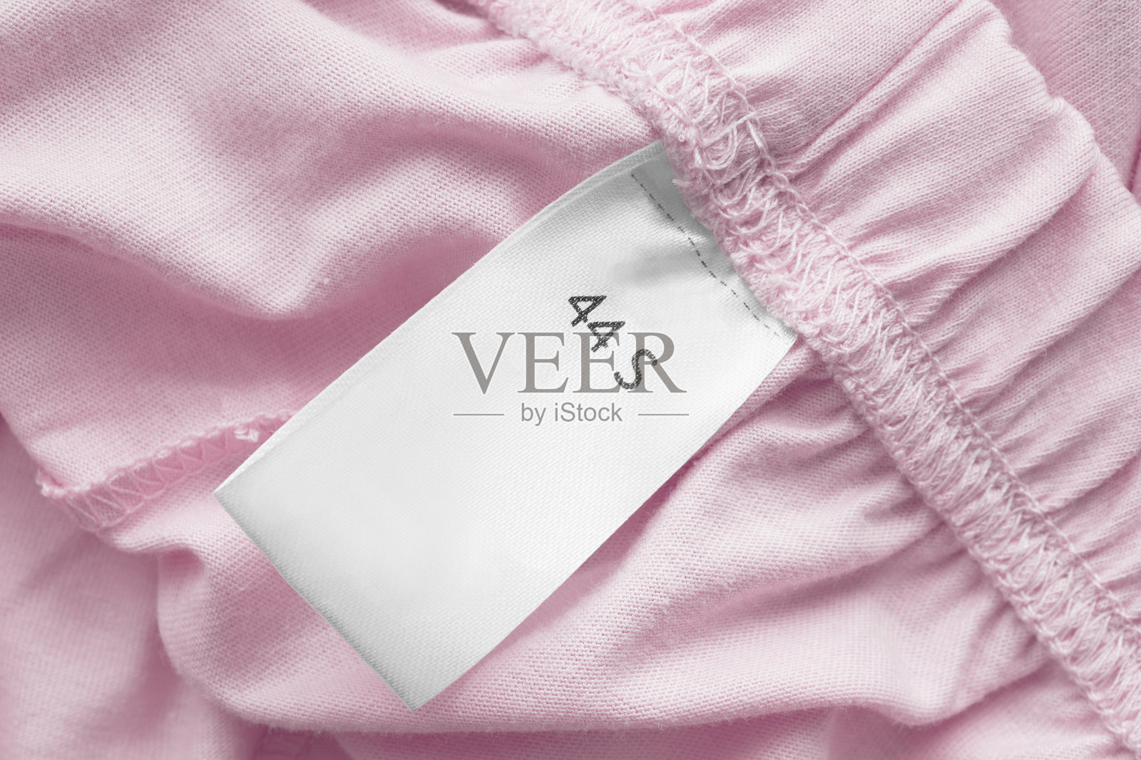 S码服装标签照片摄影图片