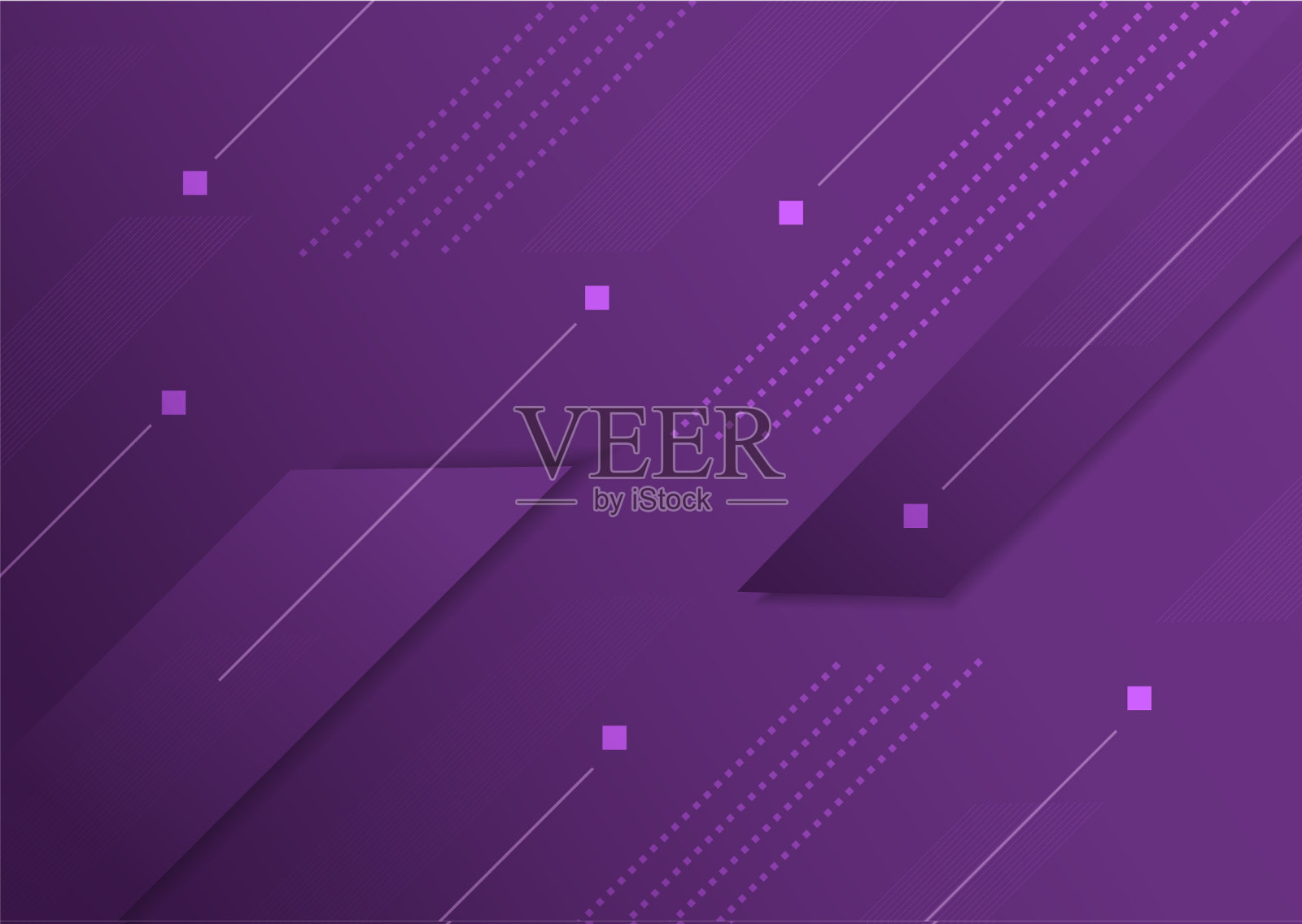 紫色上抽象的几何对角线插画图片素材