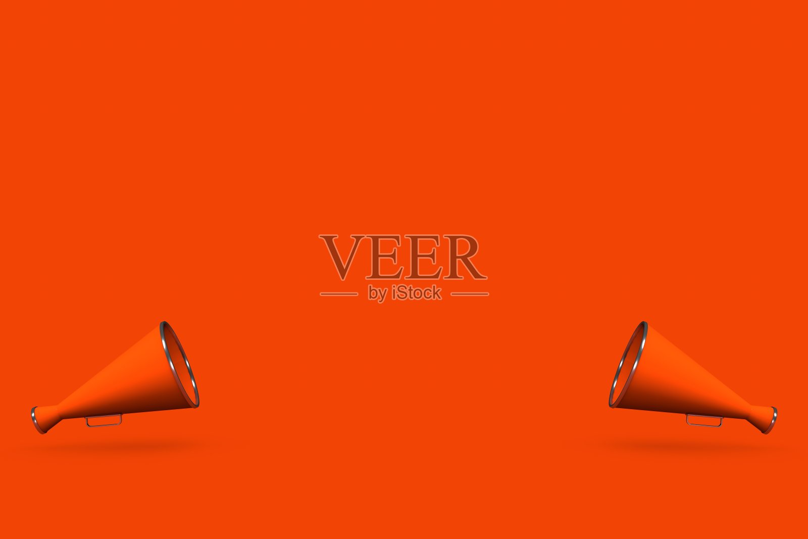 3 d红色扩音器照片摄影图片