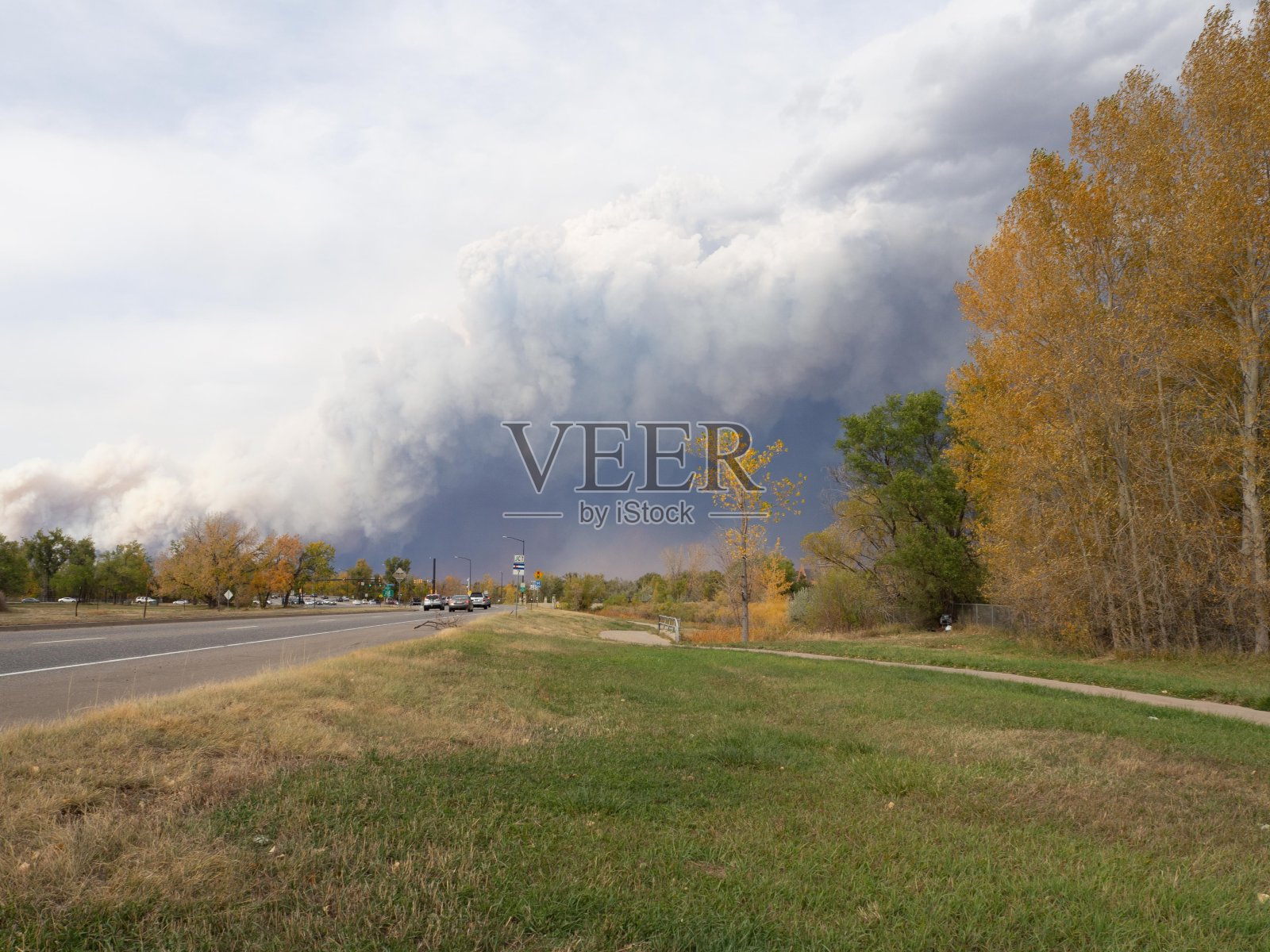 科罗拉多卡尔伍德森林大火照片摄影图片