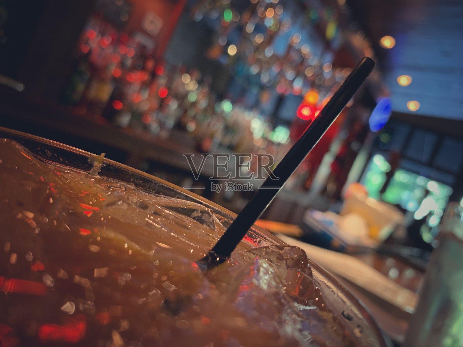 鸡尾酒的细节照片摄影图片