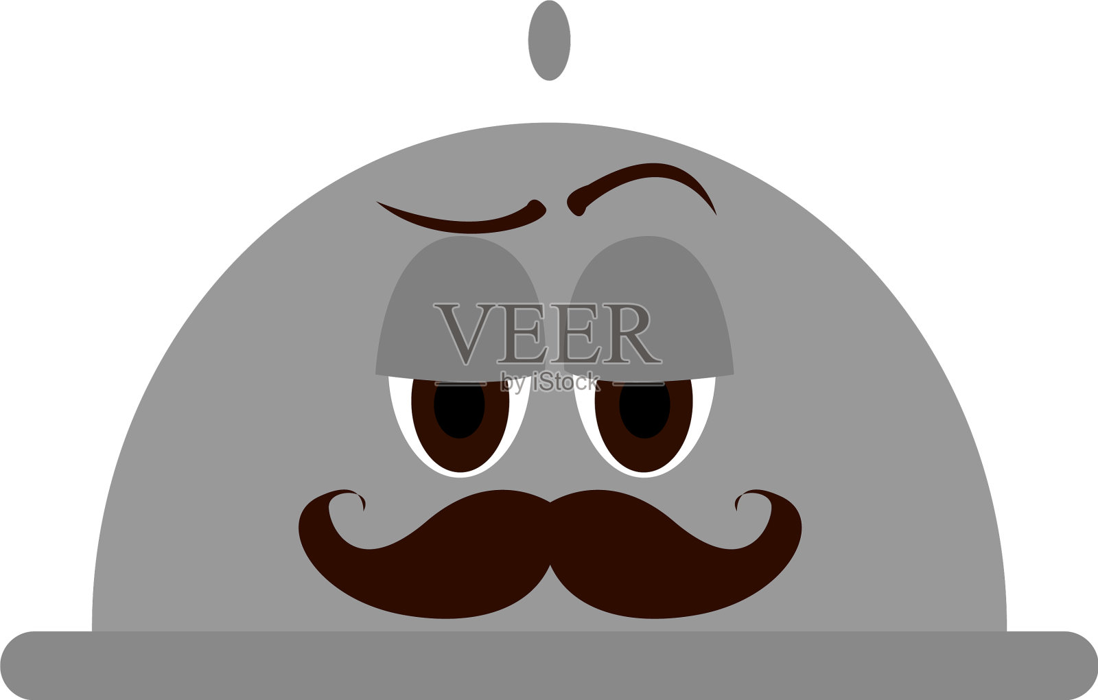 浅盘在白色背景上插画图片素材