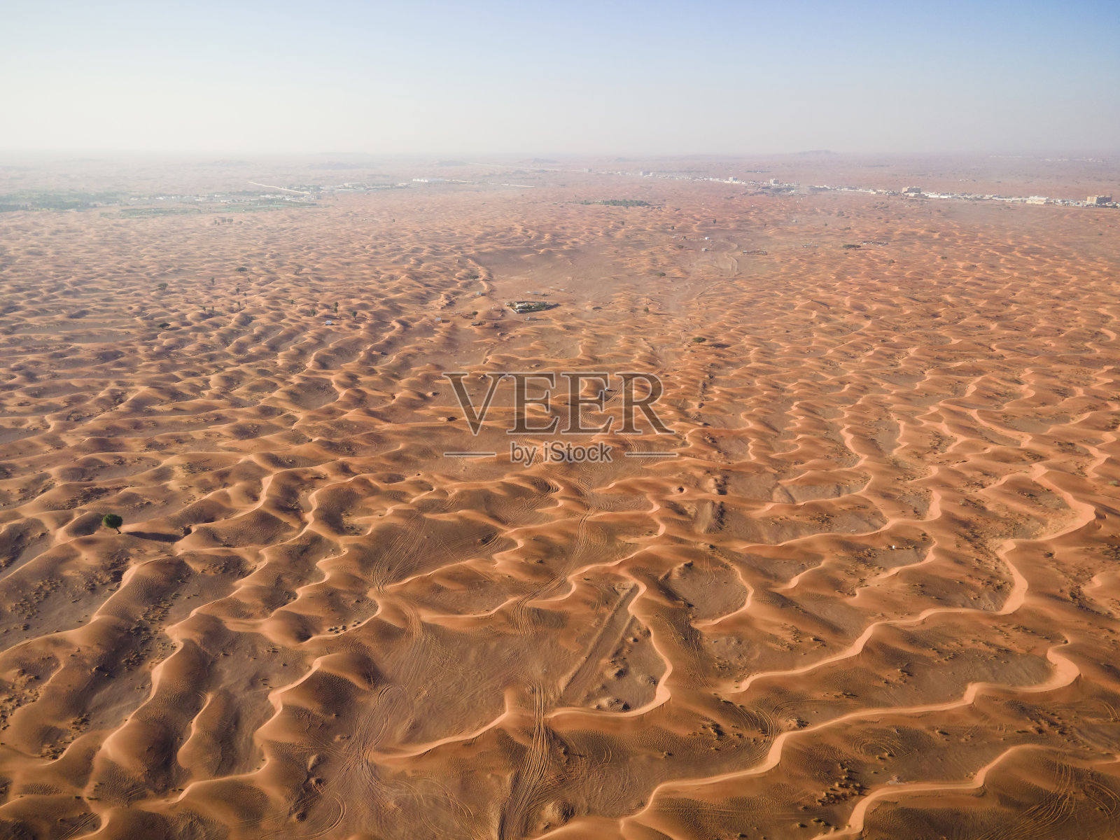 阿联酋沙迦沙漠沙丘景观照片摄影图片