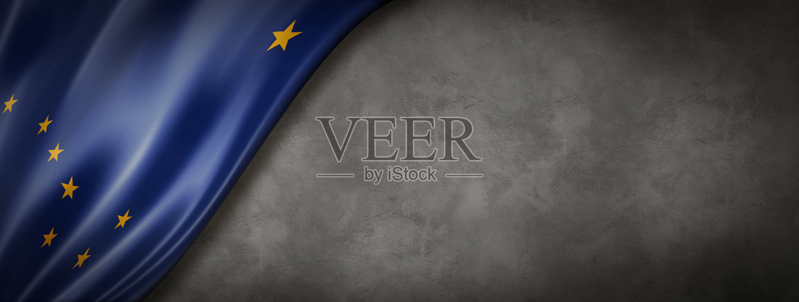 美国阿拉斯加州旗帜banner照片摄影图片