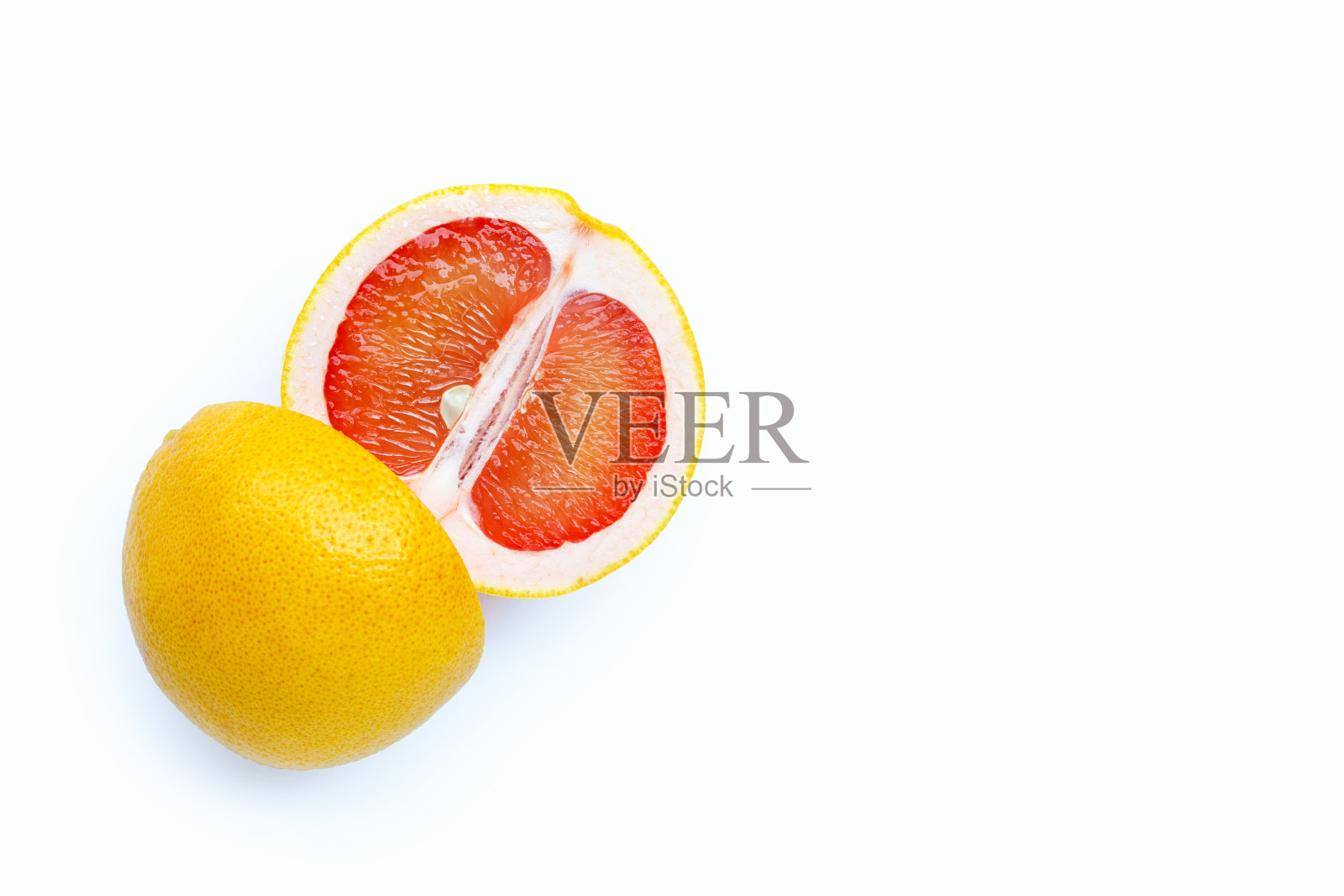 高维生素c多汁的葡萄柚白色。照片摄影图片