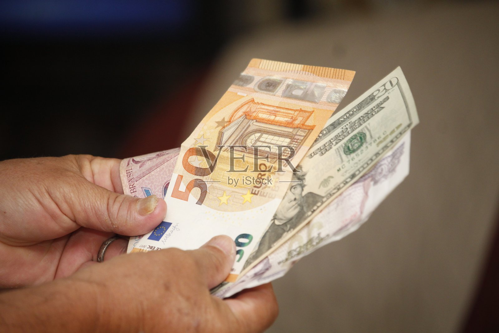 古巴货币兑换照片摄影图片