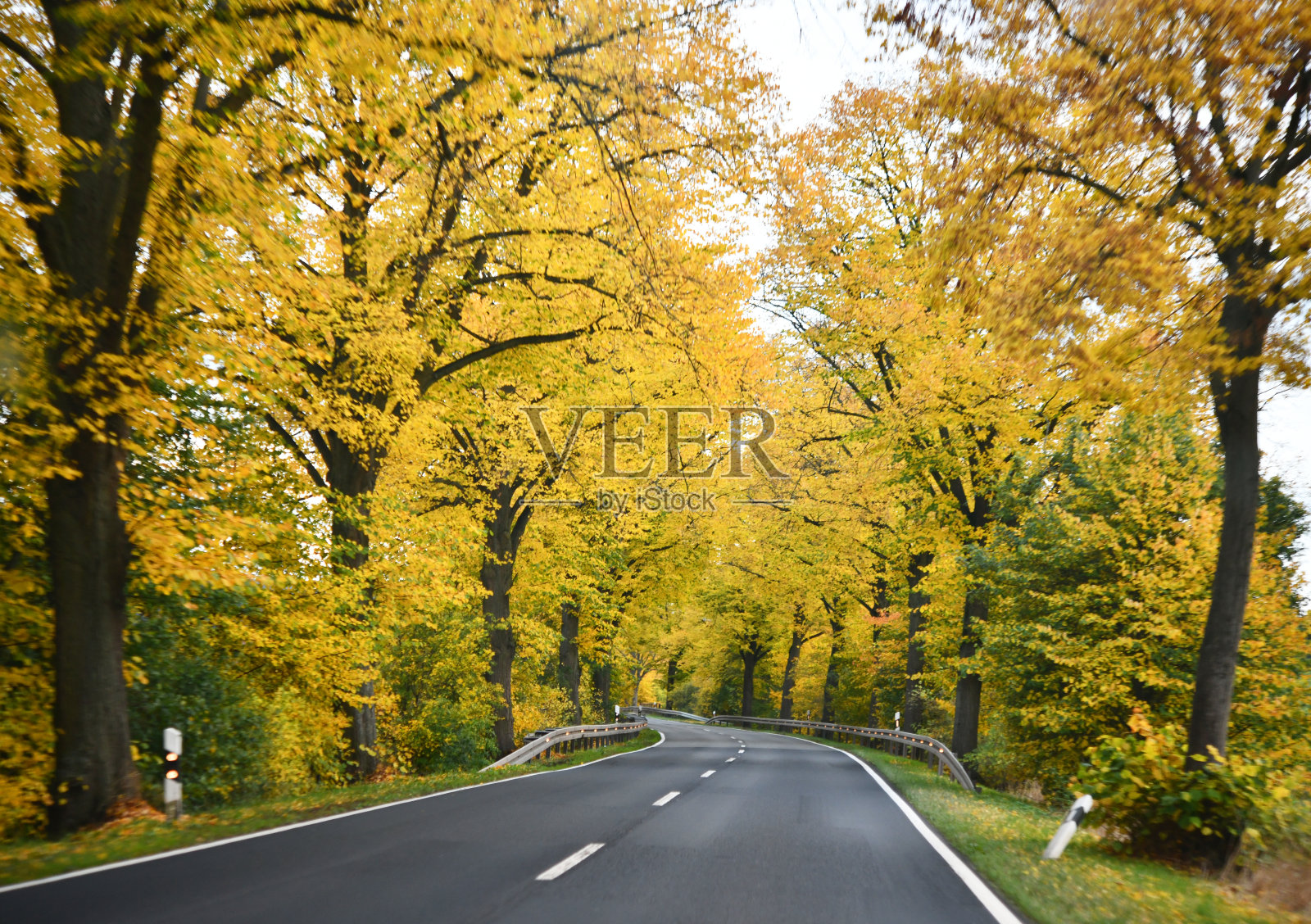 秋天的联邦公路照片摄影图片