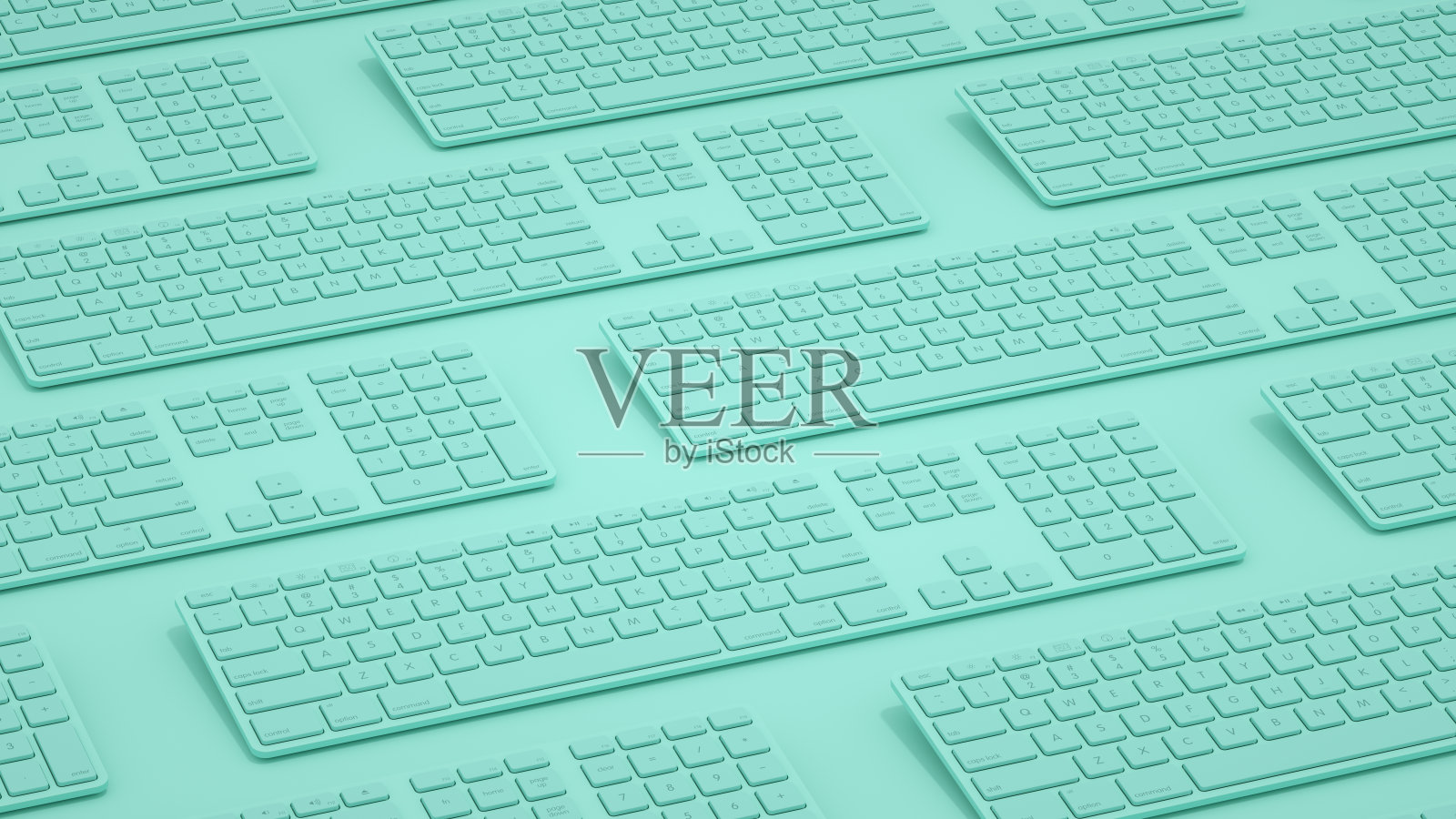 PC键盘，简约的概念照片摄影图片