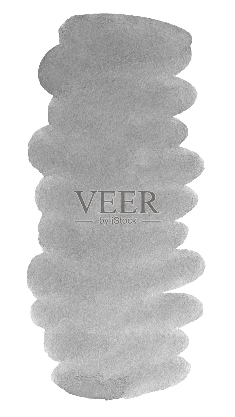 灰色长方形块用水彩颜料绘制，边缘不均匀，笔触。现成的框架设计。照片摄影图片