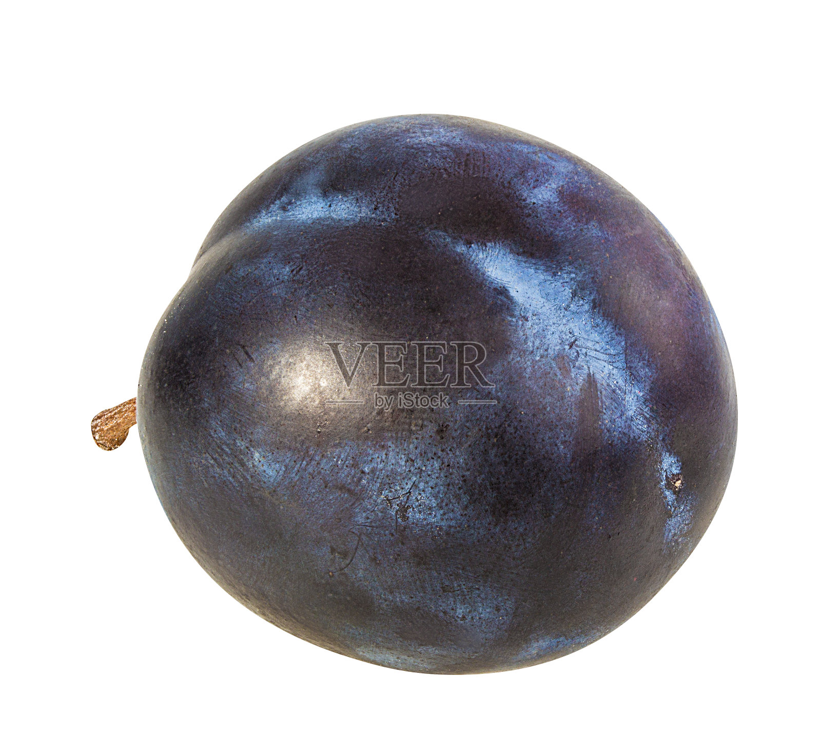 梅子孤立在白色背景与裁剪路径照片摄影图片