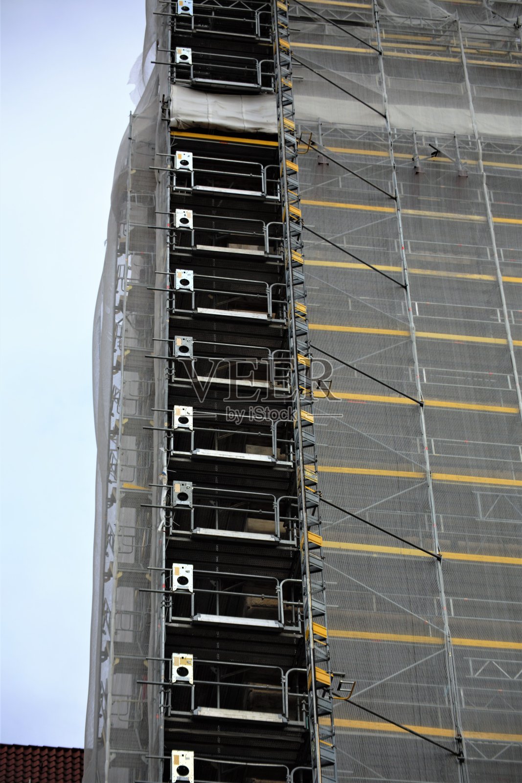 建筑施工照片摄影图片