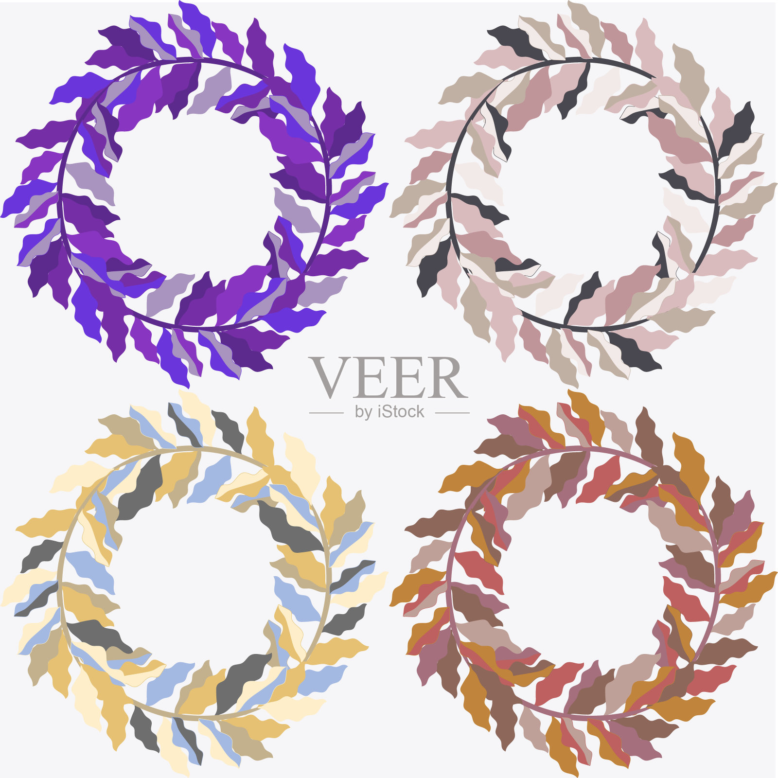 矢量框架设计插画图片素材