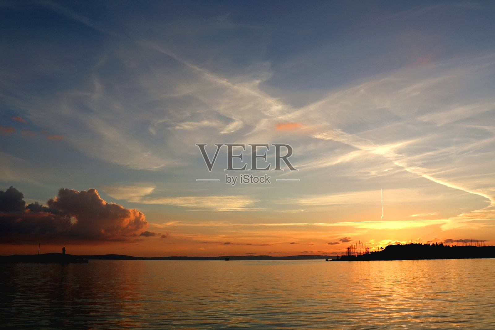 美丽的日落照片摄影图片