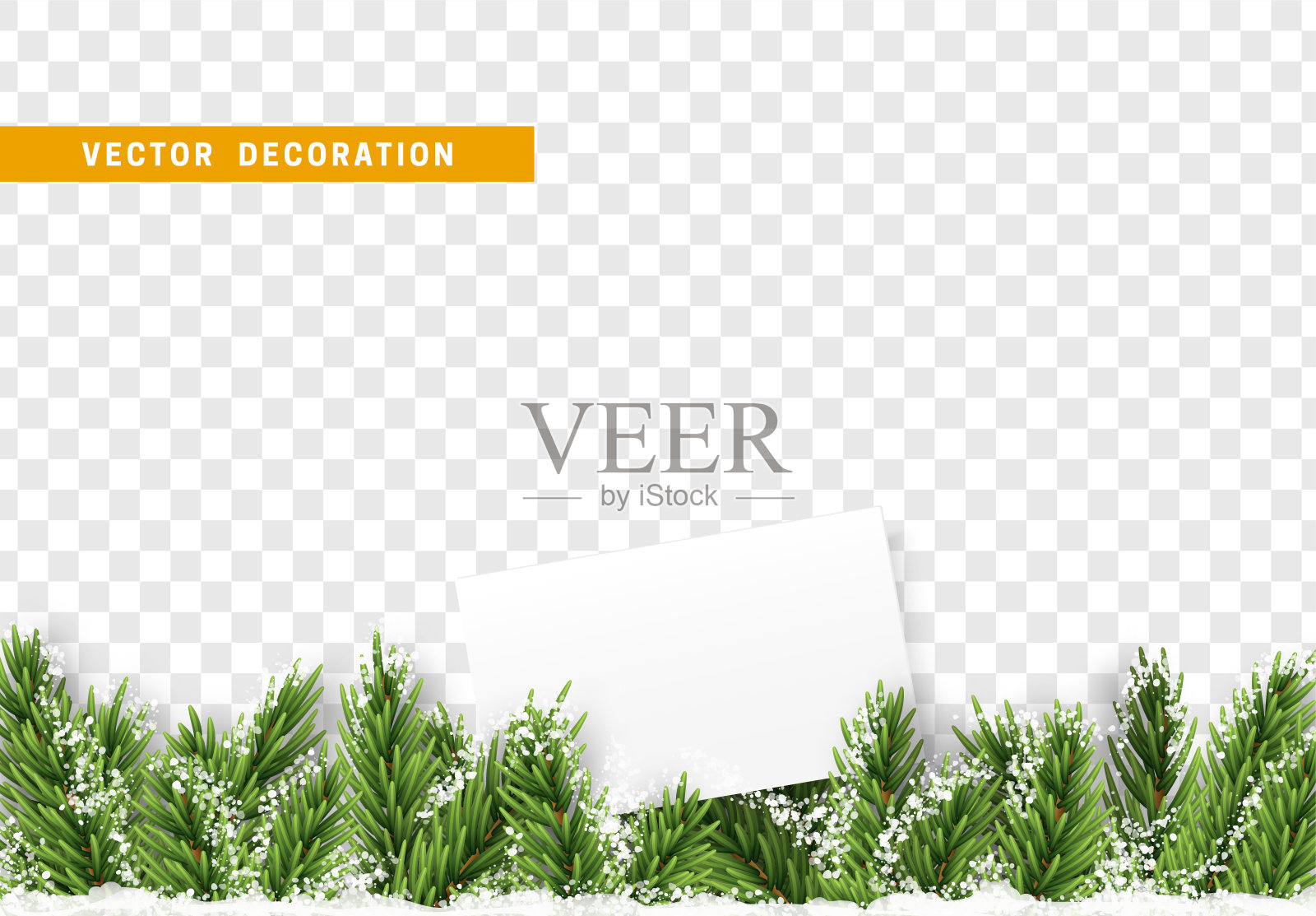 圣诞装饰品。插画图片素材