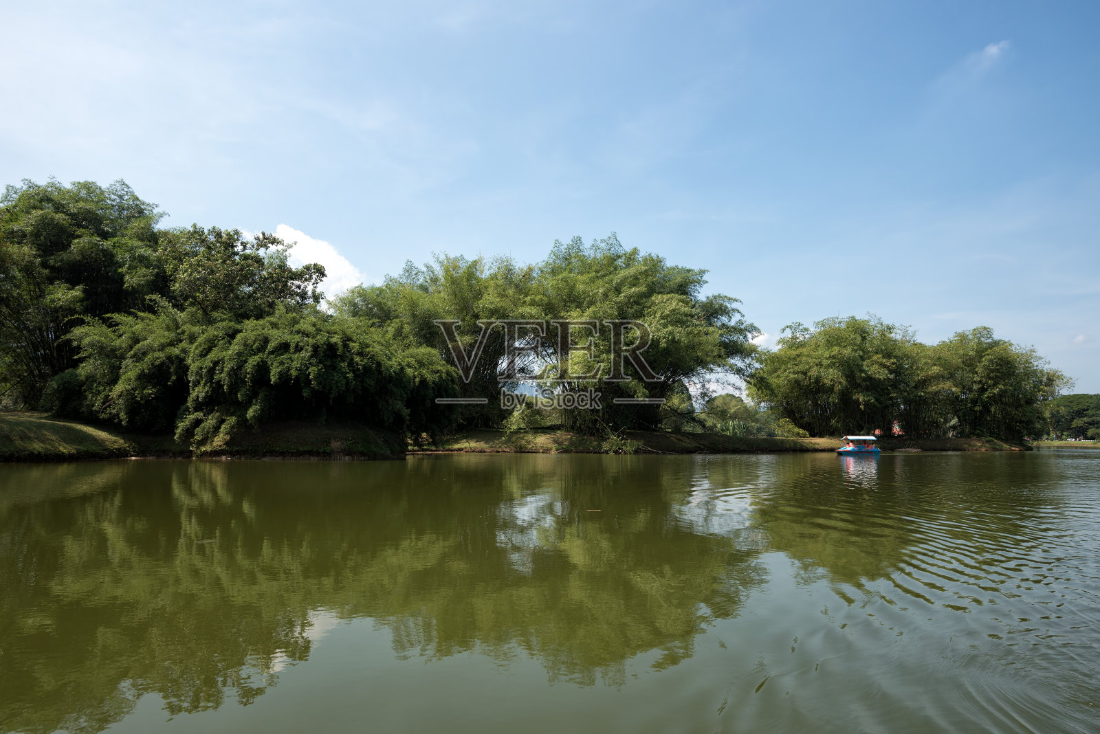 马来西亚太平湖划船活动照片摄影图片
