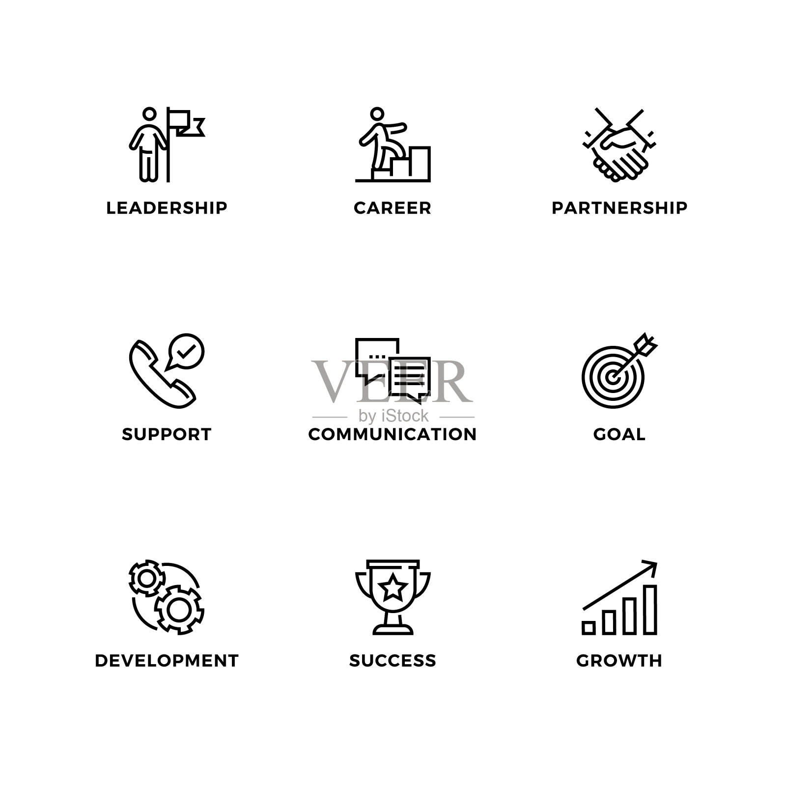 矢量集设计元素，标志设计模板，图标和团队徽章。图标素材