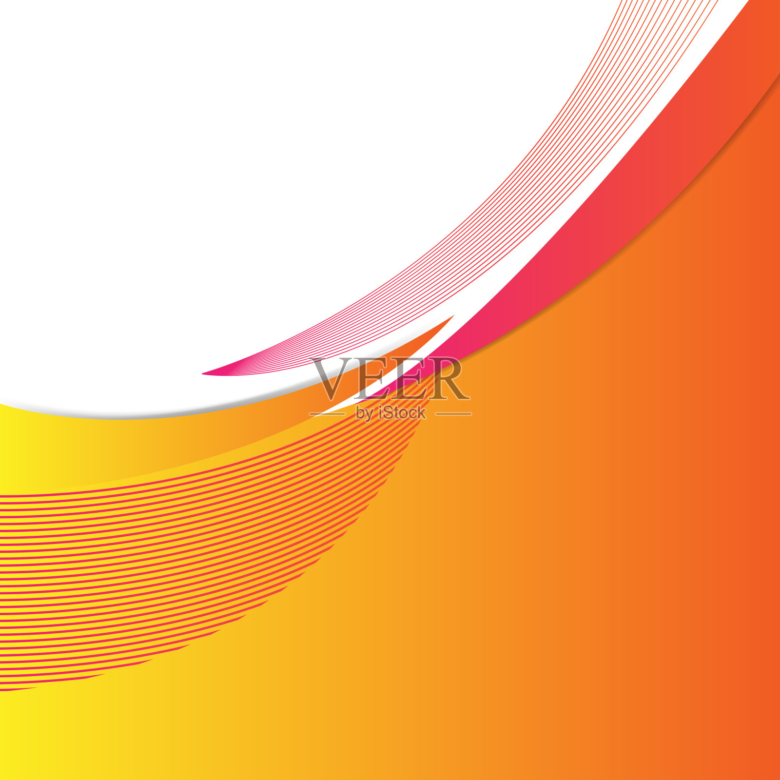 色彩丰富的抽象背景与抽象图案，与色彩条纹豪华动态插画图片素材