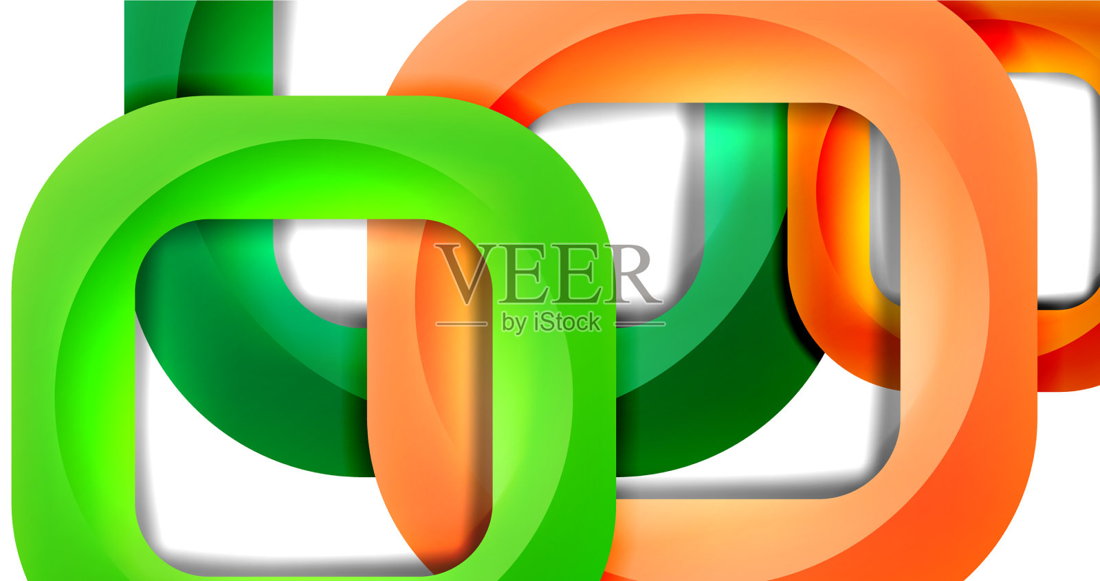 正方形几何抽象背景插画图片素材