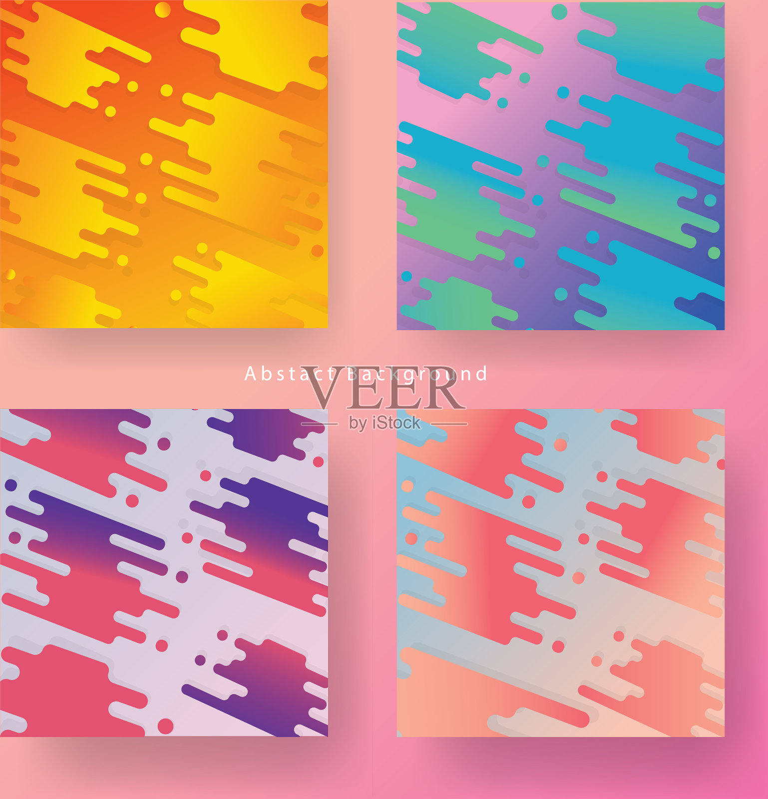 抽象色彩背景设置插画图片素材