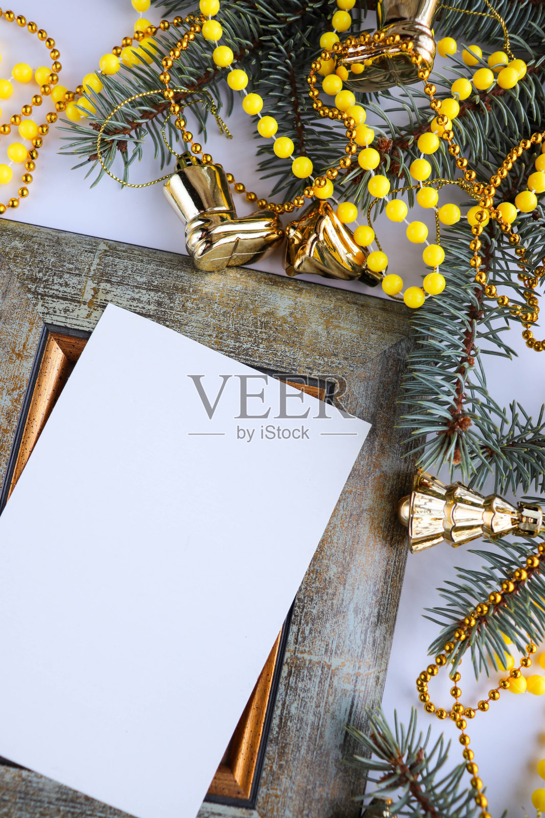 圣诞明信片模型照片摄影图片