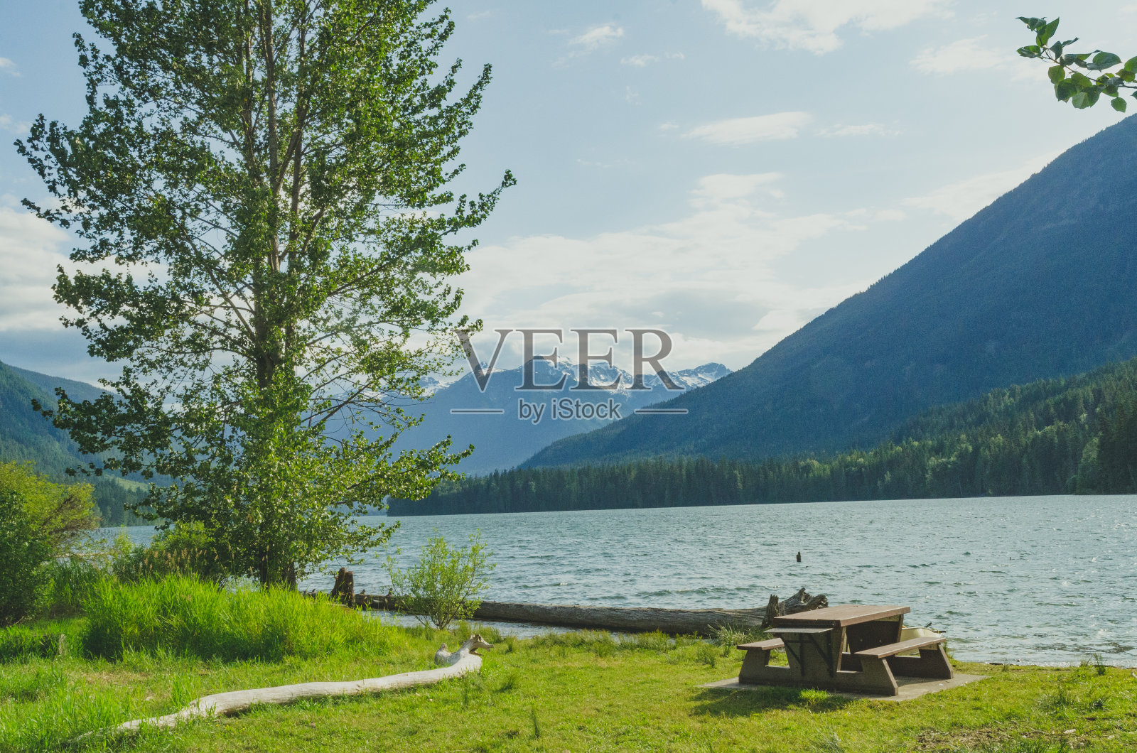 伯肯黑德湖照片摄影图片