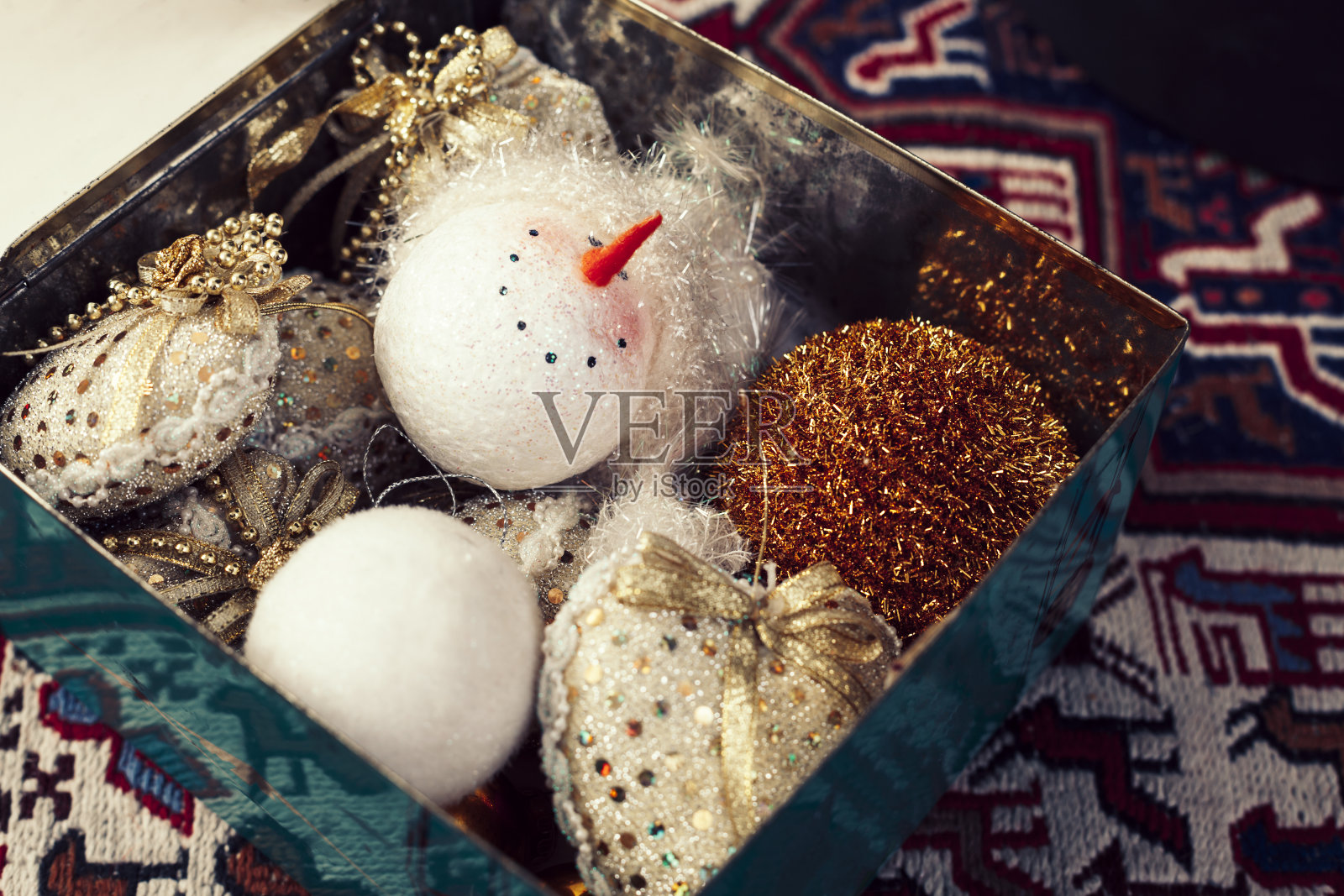 圣诞装饰品装饰照片摄影图片