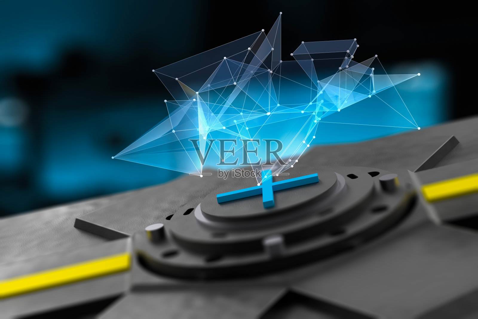 新高科技数字技术概念。照片摄影图片