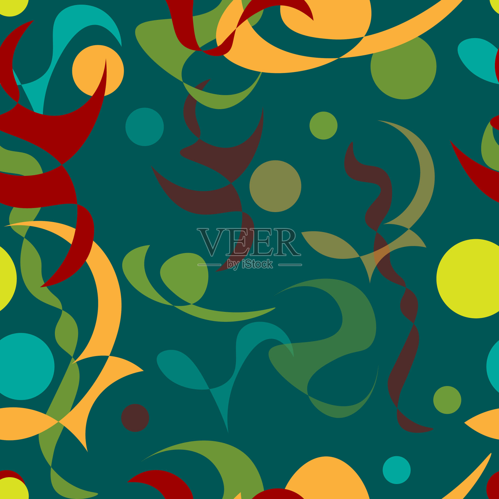 无缝图案抽象图案暗插画图片素材