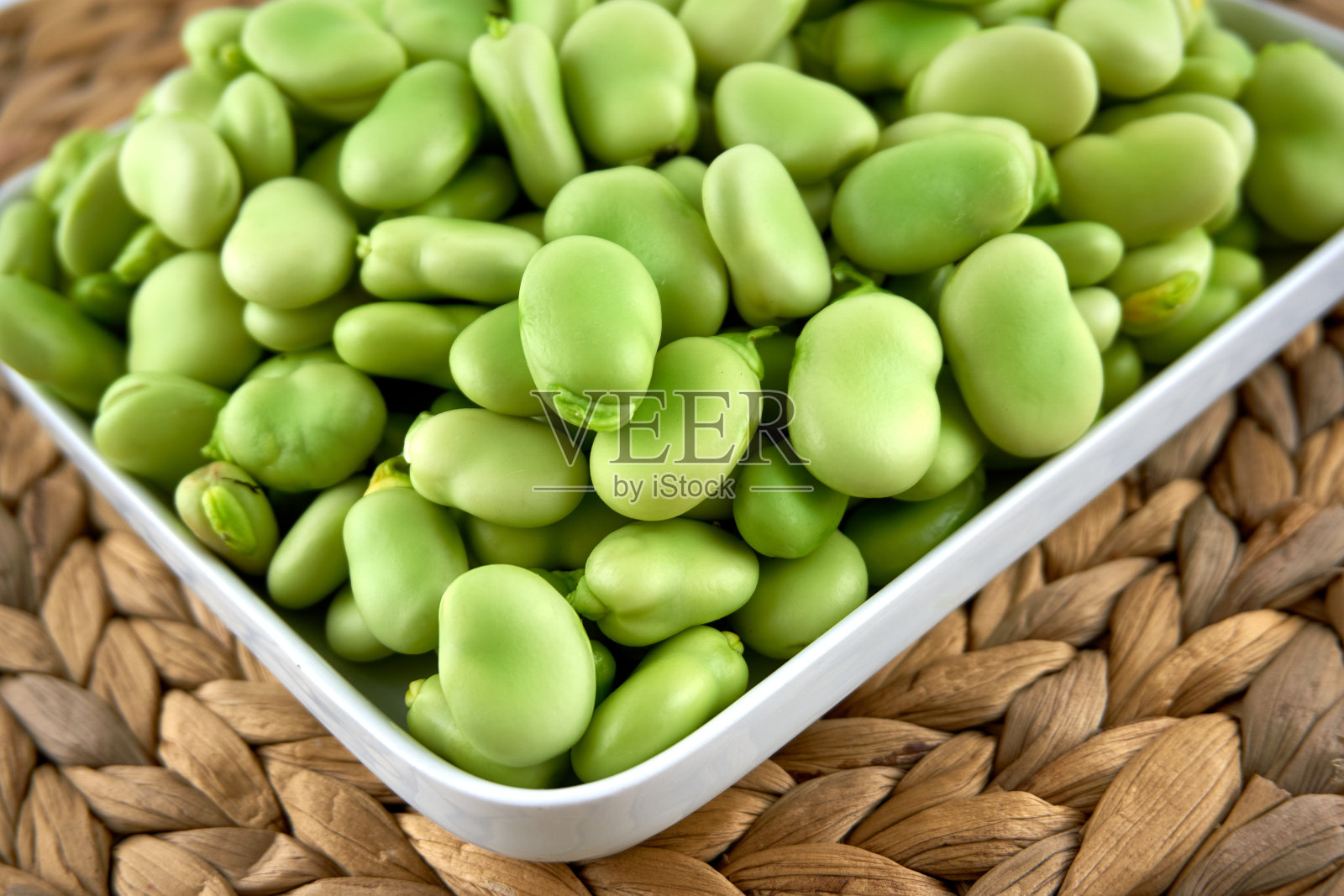 新鲜有机生蚕豆、蚕豆照片摄影图片