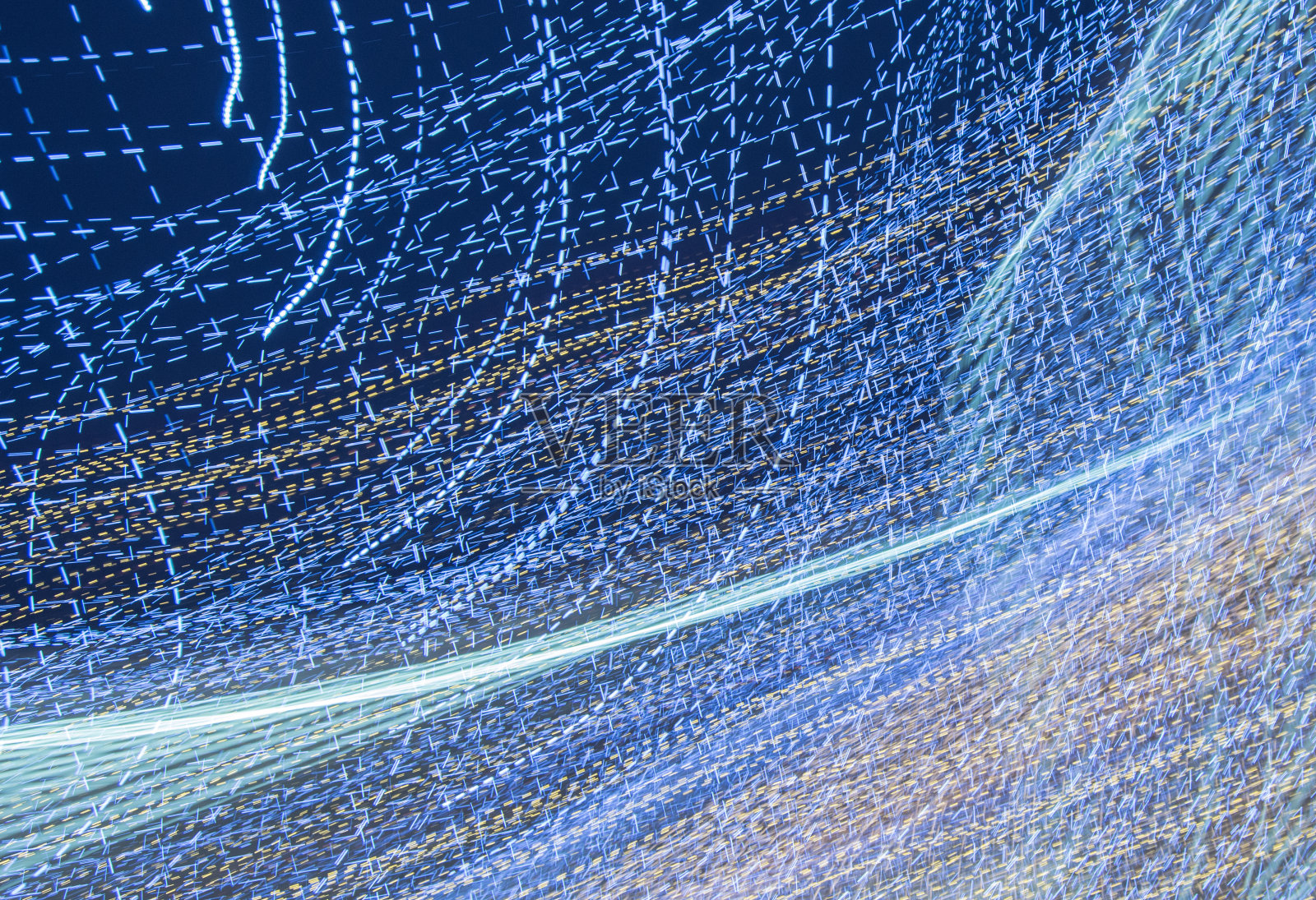 运动模糊抽象背景与模糊魔术线圣诞晚上的背景照片摄影图片