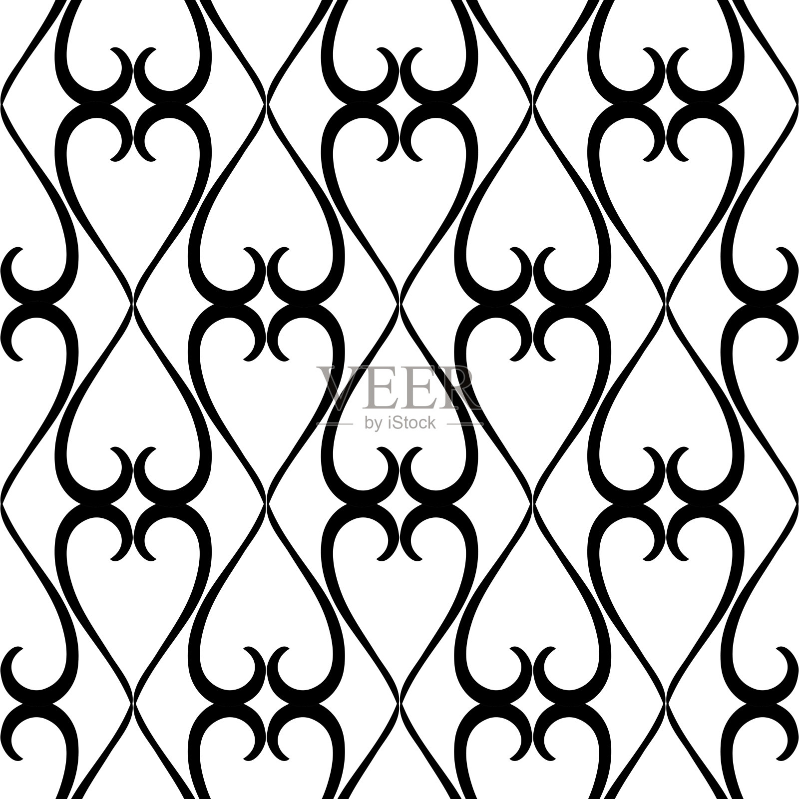 无缝图案的几何装饰元素插画图片素材