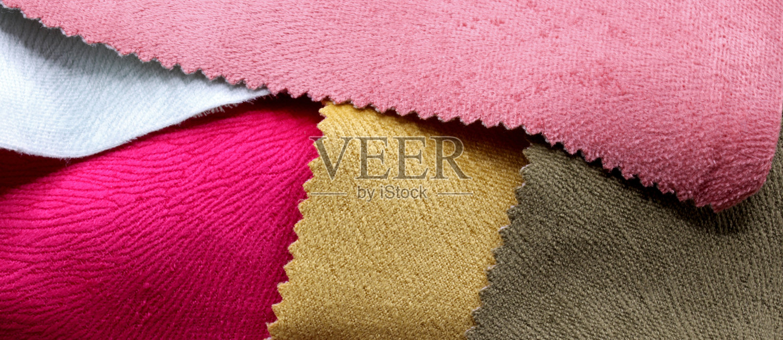 特写彩色织物纹理背景照片摄影图片