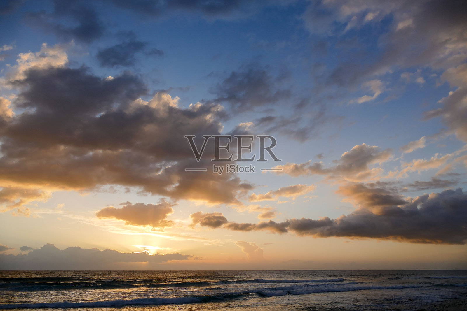 漂亮的日落照片摄影图片