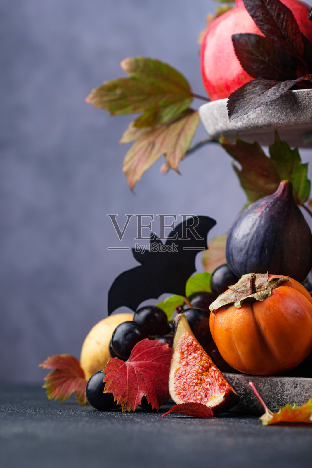 万圣节作文与秋天的果实照片摄影图片