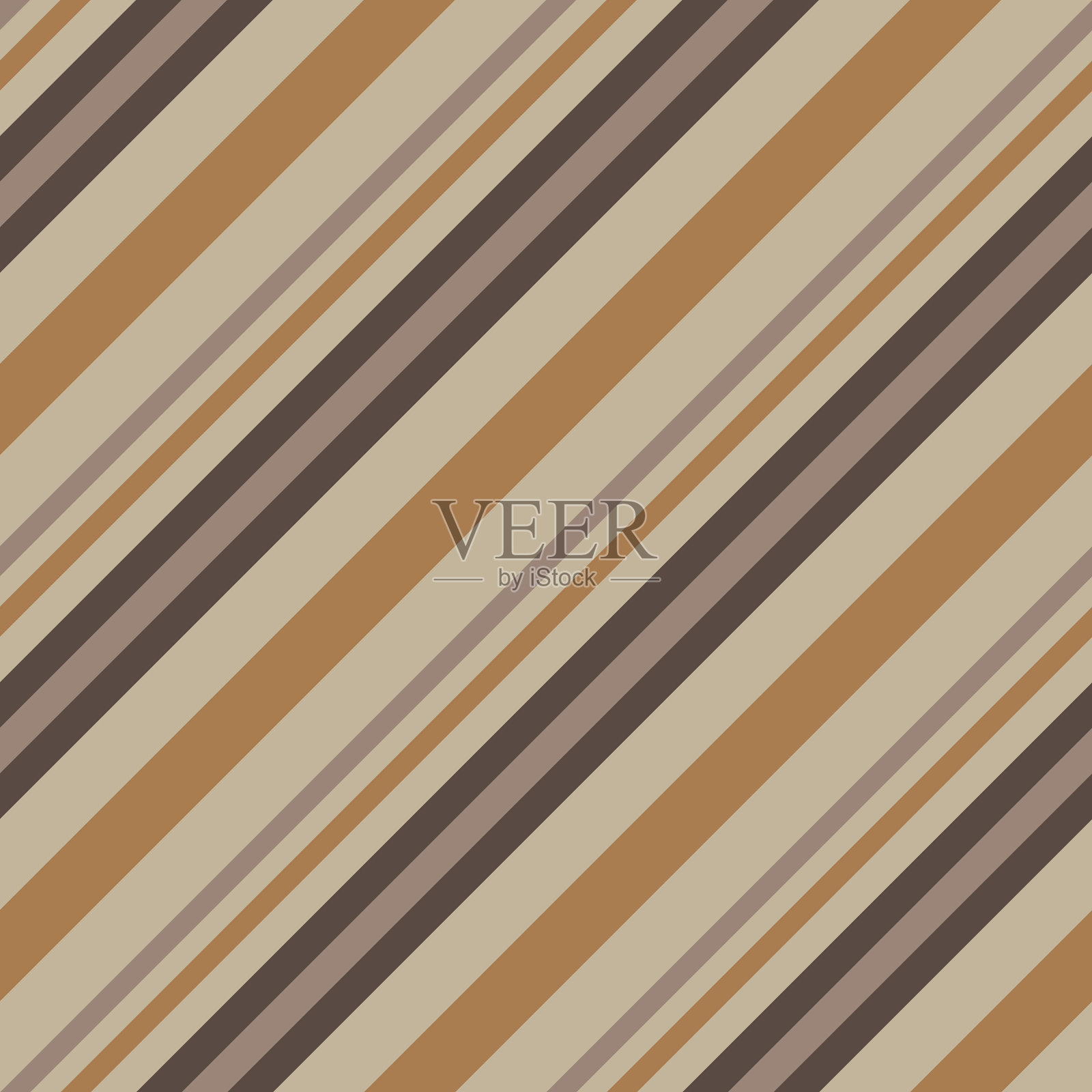 棕色灰褐色条纹无缝图案背景插画图片素材