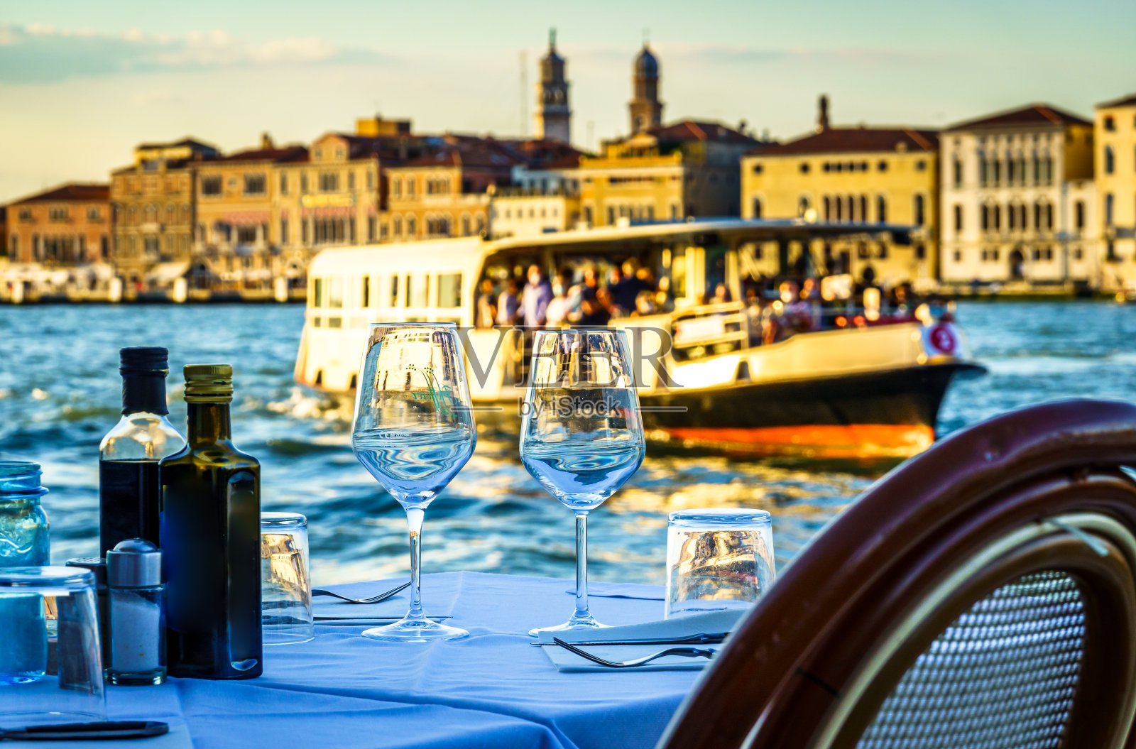 餐厅在威尼斯照片摄影图片