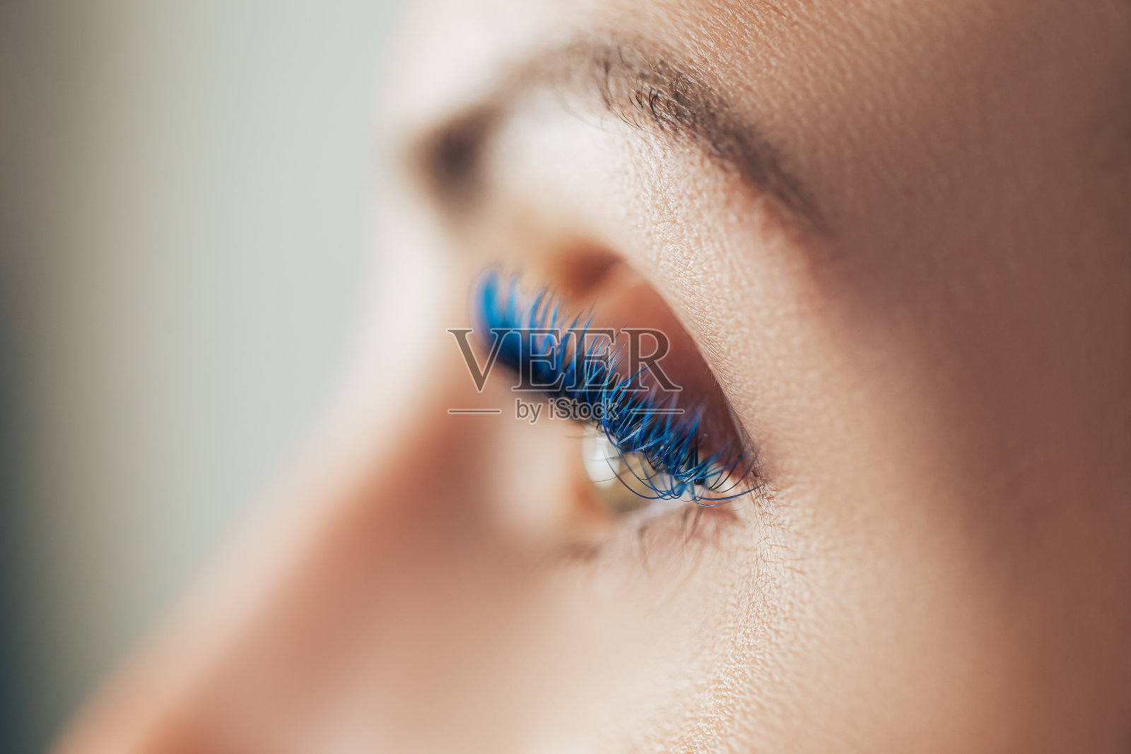 专业的睫毛扩展照片摄影图片