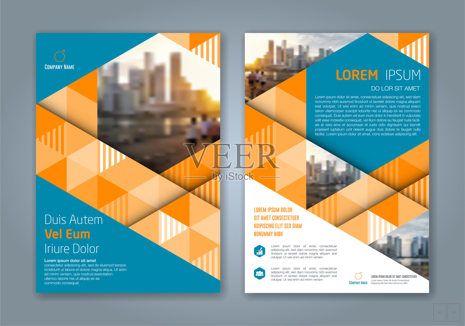 二零零二年封面年报设计模板素材