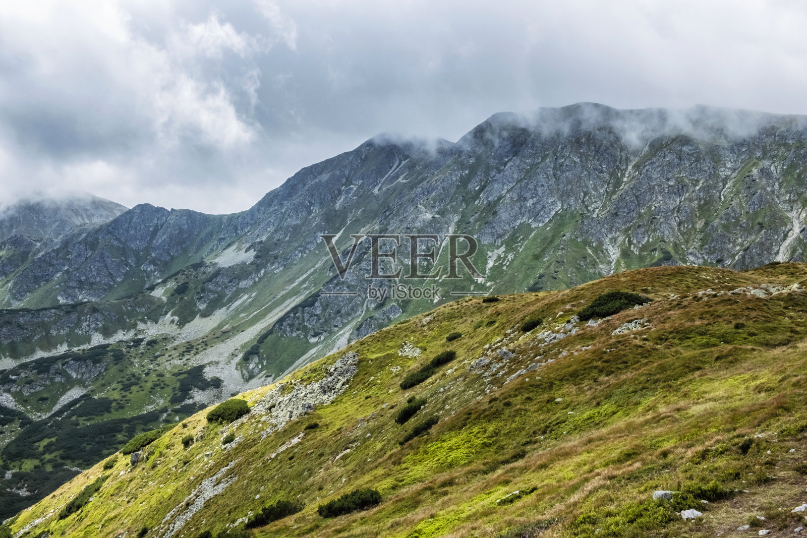 西部塔特拉斯风景，斯洛伐克，徒步旅行主题照片摄影图片