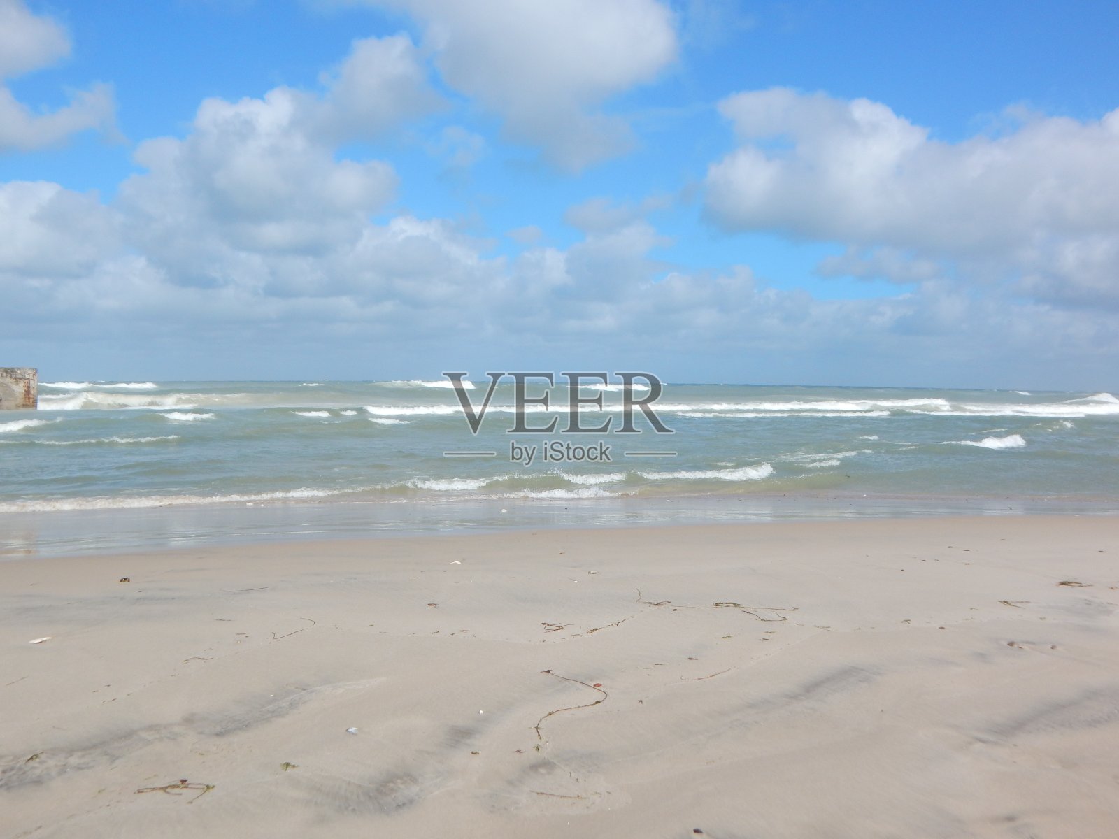 秋天的丹麦海滩照片摄影图片