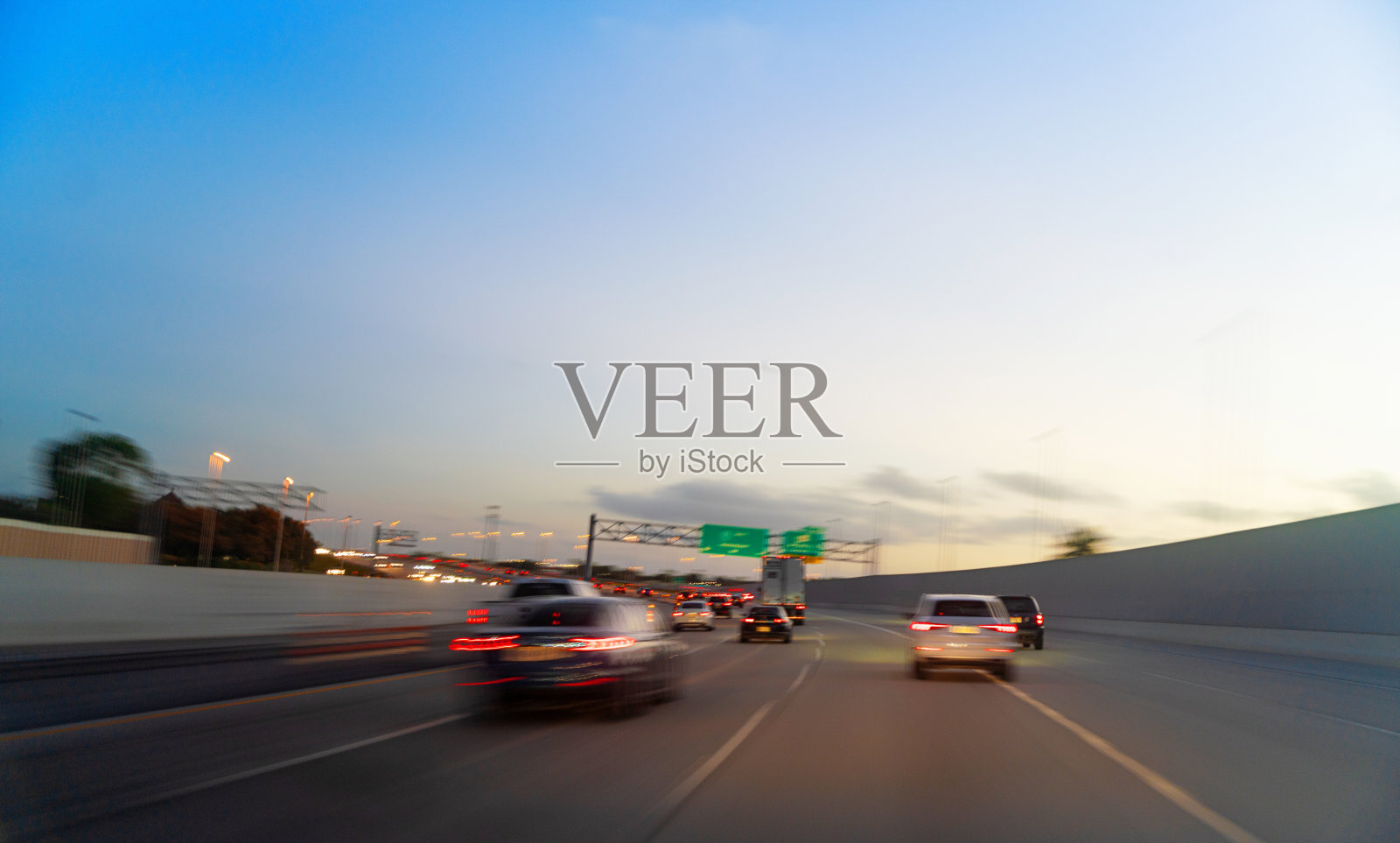 交通流向迈阿密佛罗里达照片摄影图片