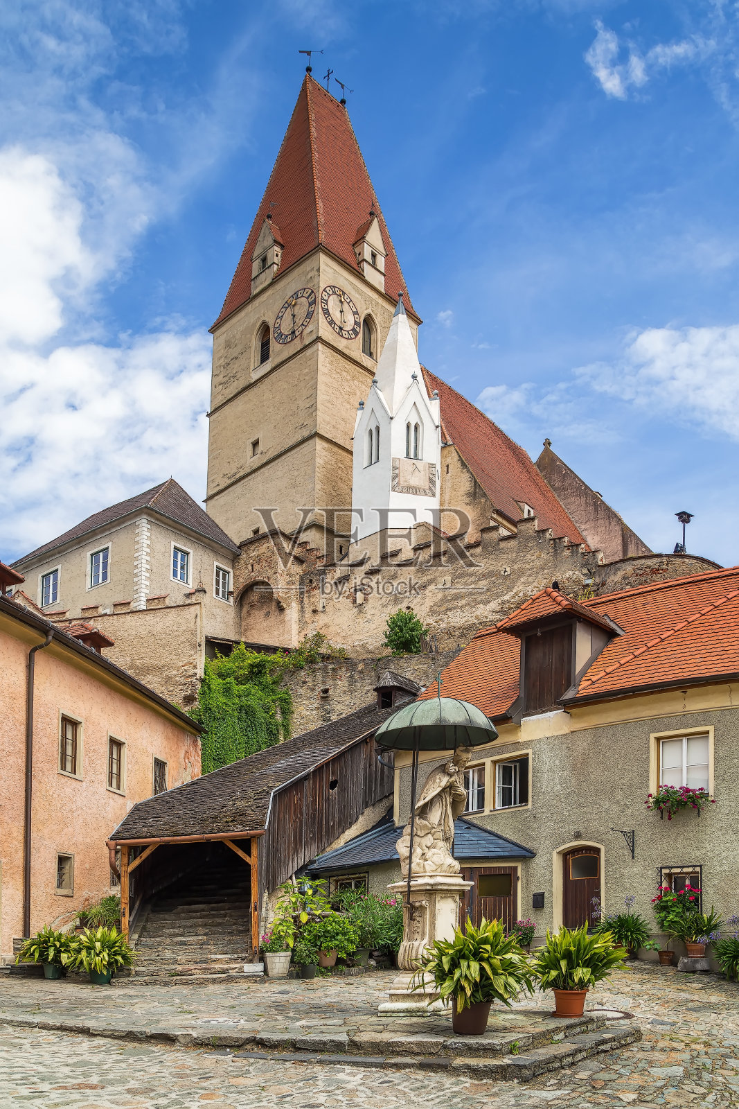 奥地利魏森基兴教堂照片摄影图片